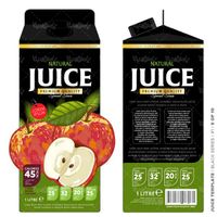 Vector Package of Juice
