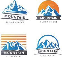 وکتور لوگو کوه