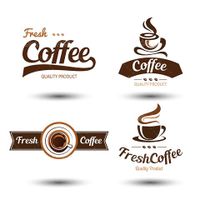 Vector logo coffee cup
