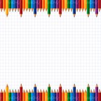 Colored pencil vector
