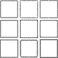 وکتور کادر گل و بوته