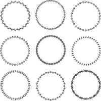 وکتور کادر گل و بوته