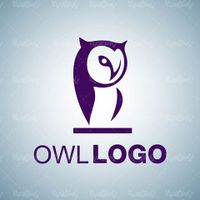 Vector logo owl