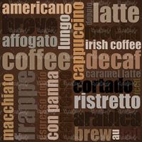 Vector coffee background