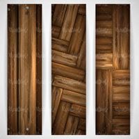 Vector wooden background