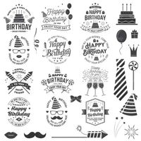 Birthday Label Vector