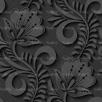 وکتور بک گراند گل و بوته