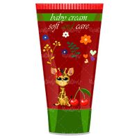 Baby Cream Vector