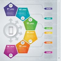 Color Infographic Vector