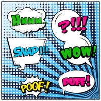 وکتور برچسب حبابی