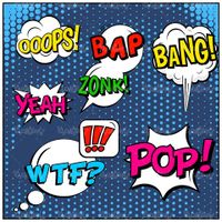 وکتور برچسب حبابی