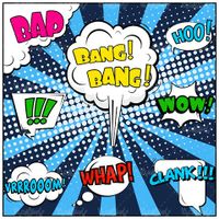 وکتور برچسب حبابی