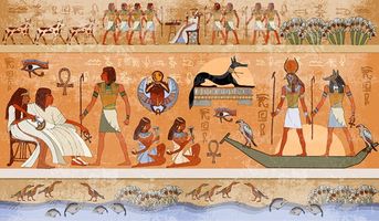 وکتور نقاشی مصر باستان
