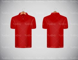 Vector mockup garment