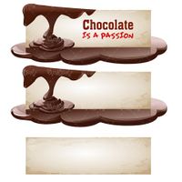 Chocolate Label Vector