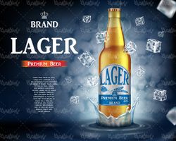 وکتور شیشه ماءالشعیر