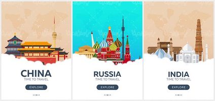 Vector Tourist Attractions