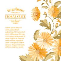 Vector floral border