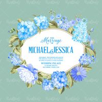 Vector floral border