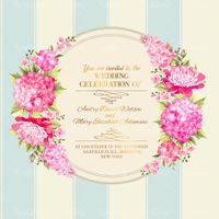 Vector floral border