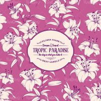 Vector floral border