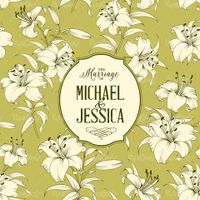 Vector floral border
