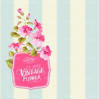 Vector floral border