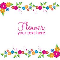 Flower Frame Vector