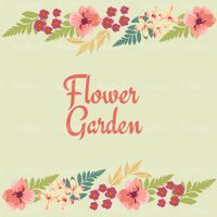 Flower Frame Vector
