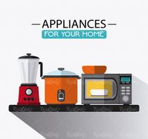 Home Appliances Vector