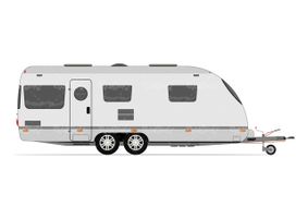 Caravan Car Vector