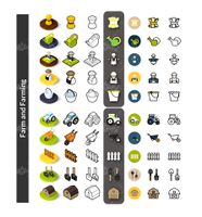 وکتور آیکن مزرعه