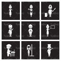 وکتور زن و مرد