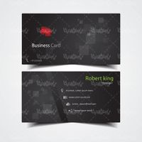 وکتور کارت ویزیت خام