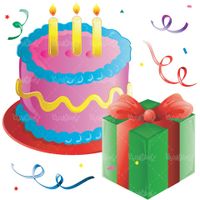 Birthday Cake Vector