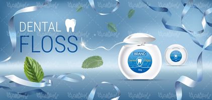 Vector dental floss