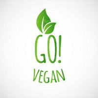 Vegetarian logo vector