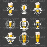 وکتور لیبل ماءالشعیر