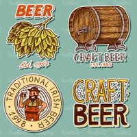 وکتور لیبل نوشیدنی