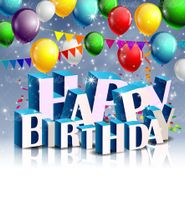 Birthday theme vector