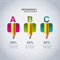 Educational infographic vector