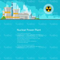 Nuclear power plant vector