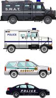 Police car vector