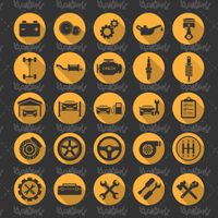 وکتور آیکن تعمیرگاه