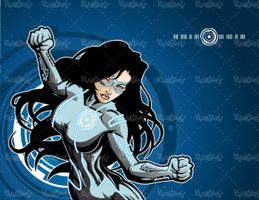 وکتور زن شگفت انگیز