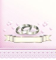 Wedding Card Vector