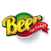 وکتور لیبل نوشیدنی