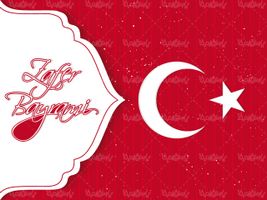 Vector Turkish flag