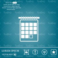 وکتور تقویم