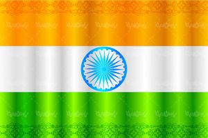 وکتور پرچم هند